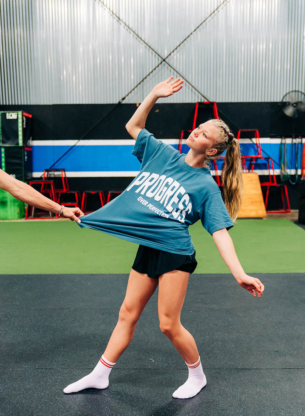 Progress Over Perfection Luxe Tee