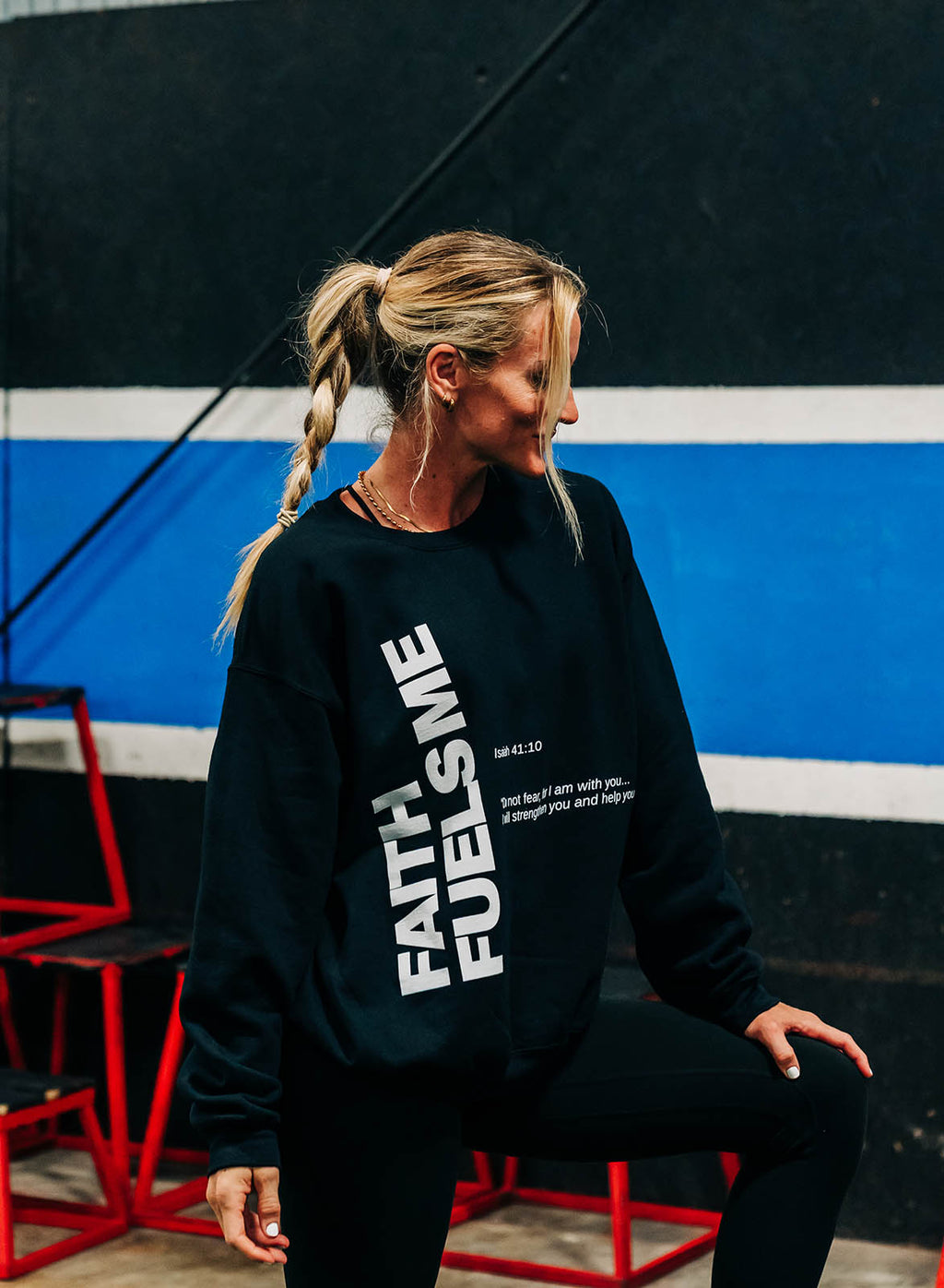 Faith Fuels Me Crewneck