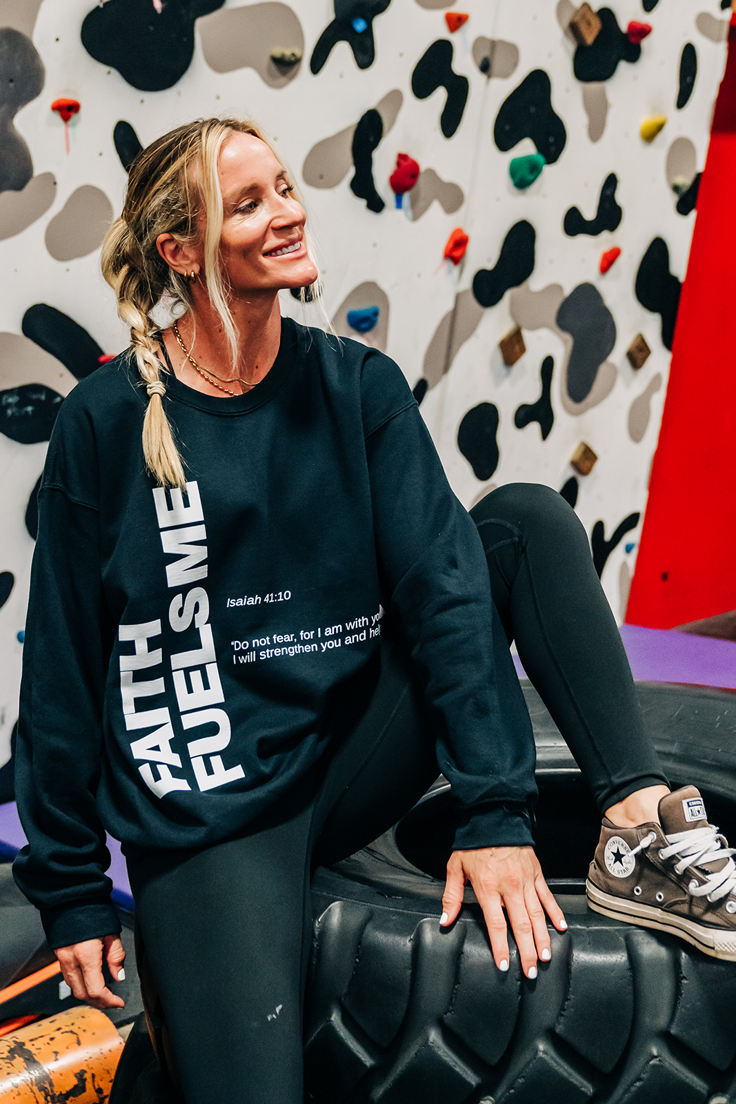 Faith Fuels Me Crewneck